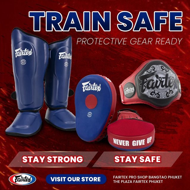 Protective Gear at Fairtex Plaza Phuket
